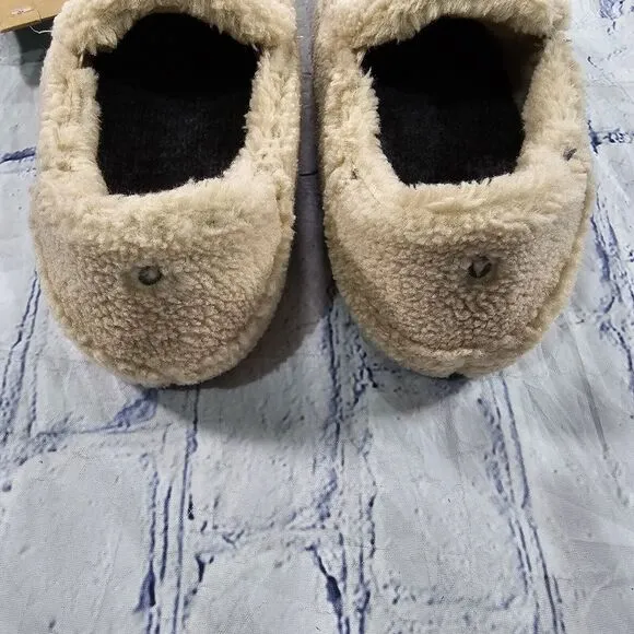 Olukai WOMENS SIZE 5 Nohea Heu Slippers Shoes Slip On Sandbar Sandbar Beige