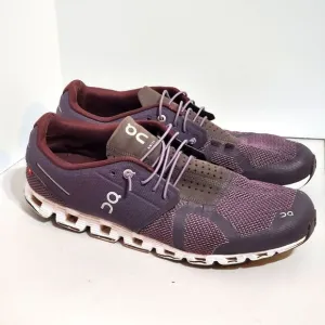 ON Cloud 2.0 Running Shoes Mens 12/47 Sneakers (Pebble/Raisin) Trainers Purple