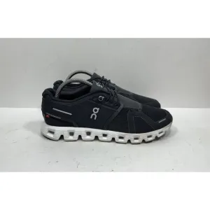 On Cloud 5 Athletic Shoes Black White Sneakers 59.98919 Running Mens Size 8