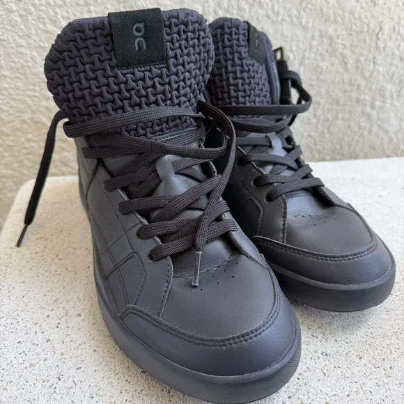On Cloud Black high top Sneakers size 41