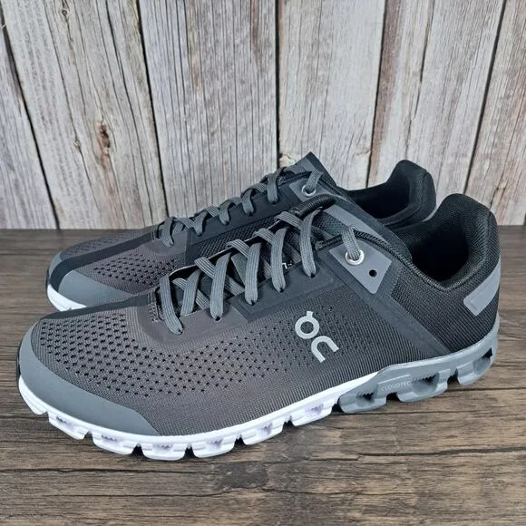 On Cloud Cloudflow 3.0 Running Shoes Men's Sz 9 Black Asphalt (VGC)