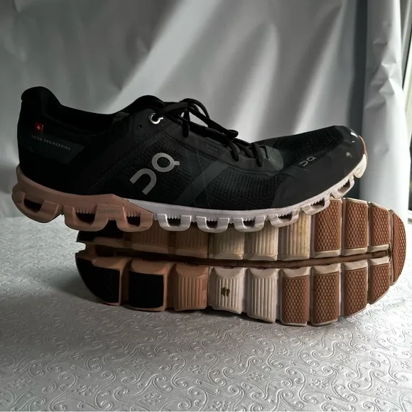 On Cloud Cloudflow Womens 11 Running Shoes Rock Rose Helion Cloudtec Swiss Shoe