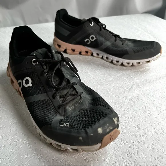 On Cloud Cloudflow Womens 11 Running Shoes Rock Rose Helion Cloudtec Swiss Shoe