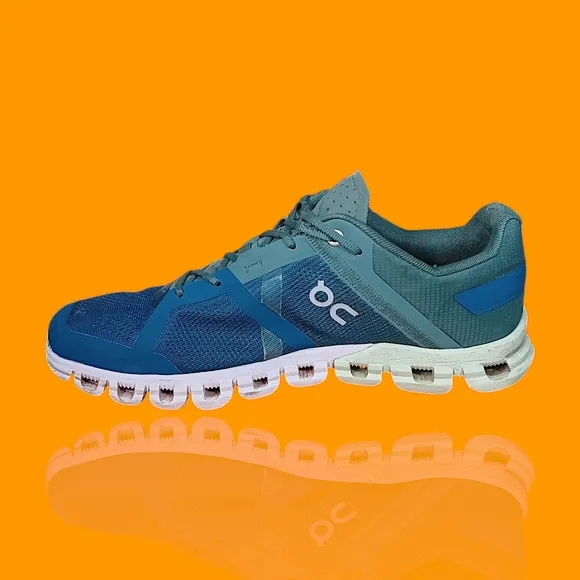 On Cloud Men's Cloudflow Men's Sea Blue Mesh Running  Sneakers Size 8 GUC
