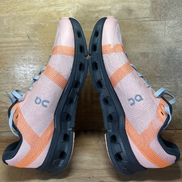 On Cloudgo REFLECTIVE Womens Size 8 Running Shoes Sneakers Rose Magnet Orange