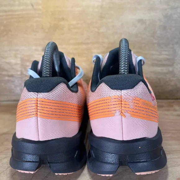 On Cloudgo REFLECTIVE Womens Size 8 Running Shoes Sneakers Rose Magnet Orange
