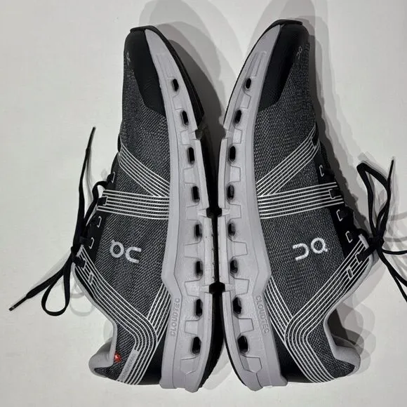 On CloudGo Shoes Black Gray Sneakers Running Walking Comfort Men’s Size 12