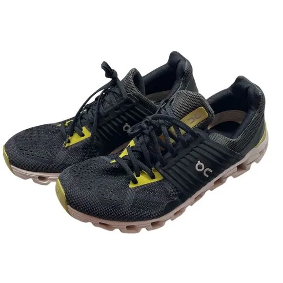 ON CLOUDSWIFT Men's Athletic Running‎ Shoes Magnet/Citron Size 10.5