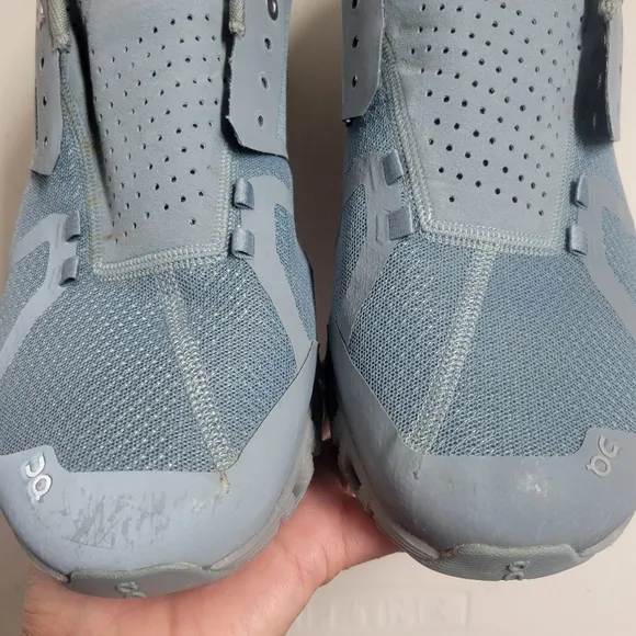 On Running On Cloud Wateproof Mesh Men's Blue Running Shoes.
