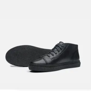 ONTO New York KOGI Leather High top Black sneakers