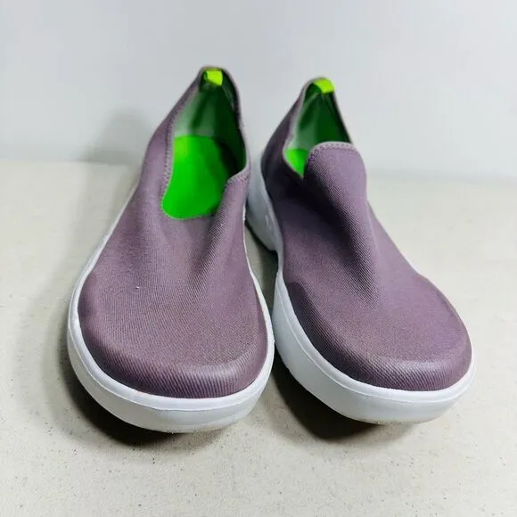 OOfos OOmg Eezee Shoes Women's Comfort Slip On Size 9 Mauve Purple