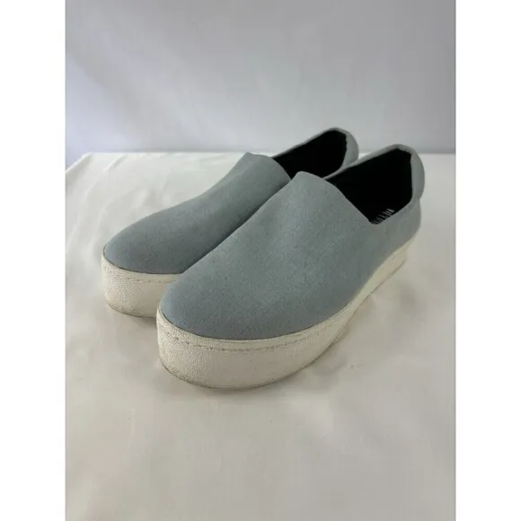 Opening Ceremony Cici Denim Slip On Sneakers Blue 8.5 39