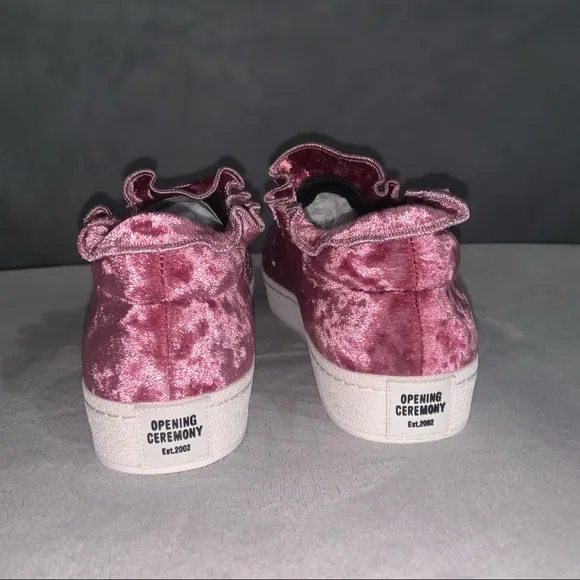 Opening Ceremony Didi Velvet Platform Sneakers NWB