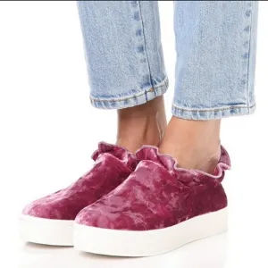 Opening Ceremony Didi Velvet Platform Sneakers NWB