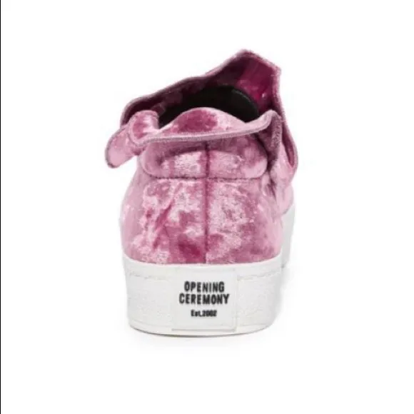 Opening Ceremony Didi Velvet Platform Sneakers NWB