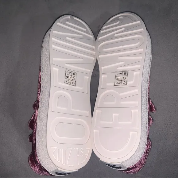 Opening Ceremony Didi Velvet Platform Sneakers NWB