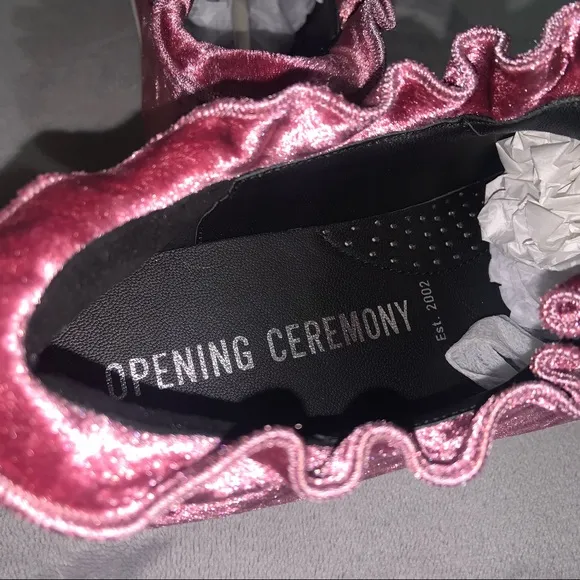 Opening Ceremony Didi Velvet Platform Sneakers NWB