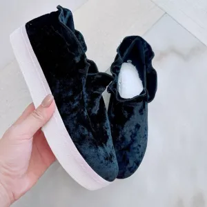 Opening Ceremony Velvet Slip-On Shoes/sneakers/NEW