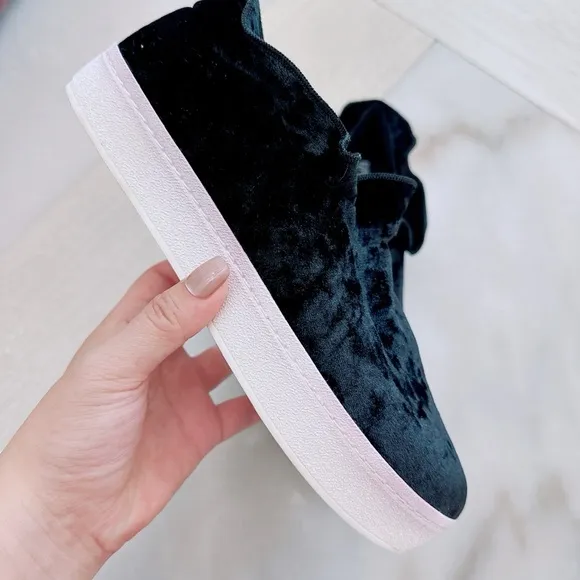 Opening Ceremony Velvet Slip-On Shoes/sneakers/NEW