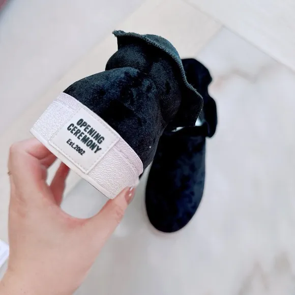 Opening Ceremony Velvet Slip-On Shoes/sneakers/NEW