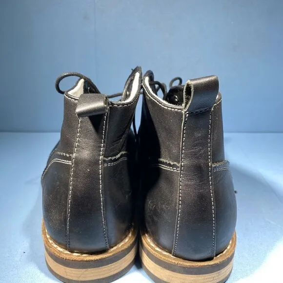 Original Penguin Mens Size 11 Chukka Leather Boots Black