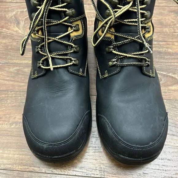 Orthofeet 681 Granite Composite Toe Orthopedic Mens Work‎ Boots Sz 13 2E Wide