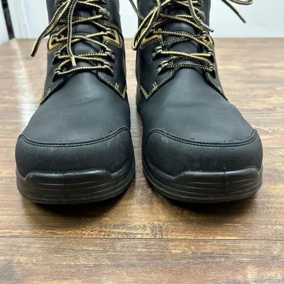 Orthofeet 681 Granite Composite Toe Orthopedic Mens Work‎ Boots Sz 13 2E Wide