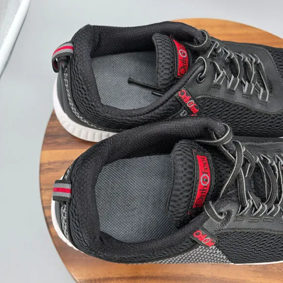 Orthofeet Shoes Men's 12 EE Wide Black Mesh Walking Orthopedic Athletic Sneakers