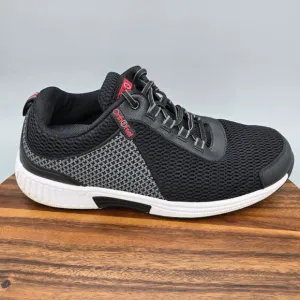 Orthofeet Shoes Men's 12 EE Wide Black Mesh Walking Orthopedic Athletic Sneakers