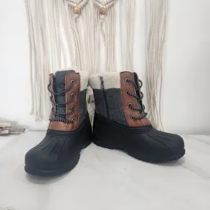 [OSH KOSH B'GOSH] boys brand new with tags size 12 winter waterproof boots brown