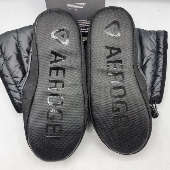 Outdoor Research Mens Size 9.5 Black Tundra Aerogel Booties House Shoes Slippers