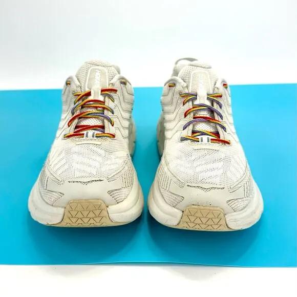 OUTDOOR VOICES X HOKA ONE ONE CLIFTON 4 RUNNING SHOES / ATHLEISURE SNEAKERS.