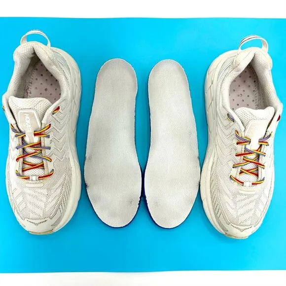 OUTDOOR VOICES X HOKA ONE ONE CLIFTON 4 RUNNING SHOES / ATHLEISURE SNEAKERS.
