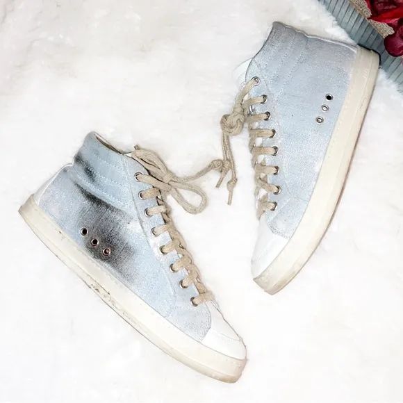 P448 Denim High Top Skate Sneaker