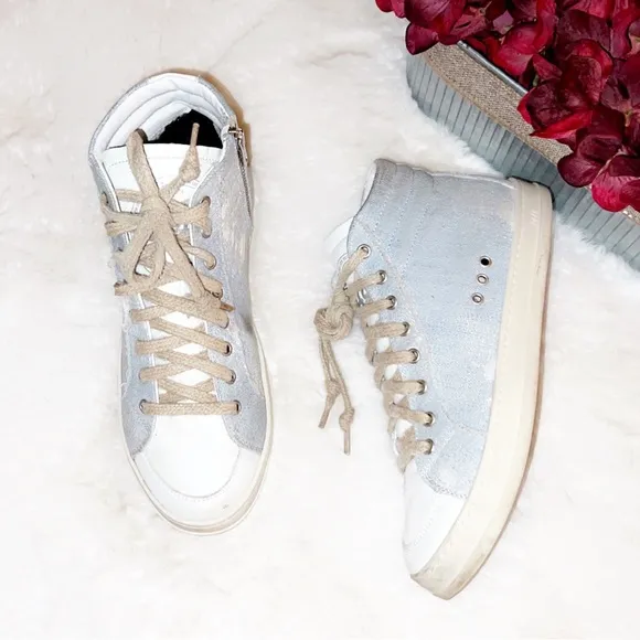 P448 Denim High Top Skate Sneaker