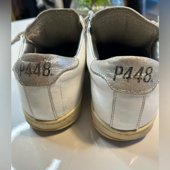 P448 JOHN LOW TOP WHITE SNEAKERS 36
