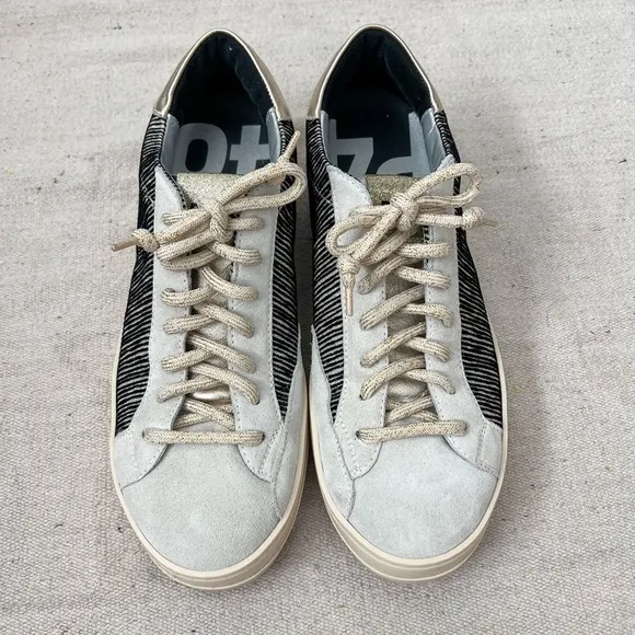 P448 John Swing Sneakers Black and Gold 39