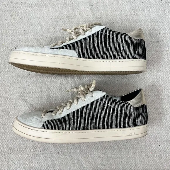 P448 John Swing Sneakers Black and Gold 39