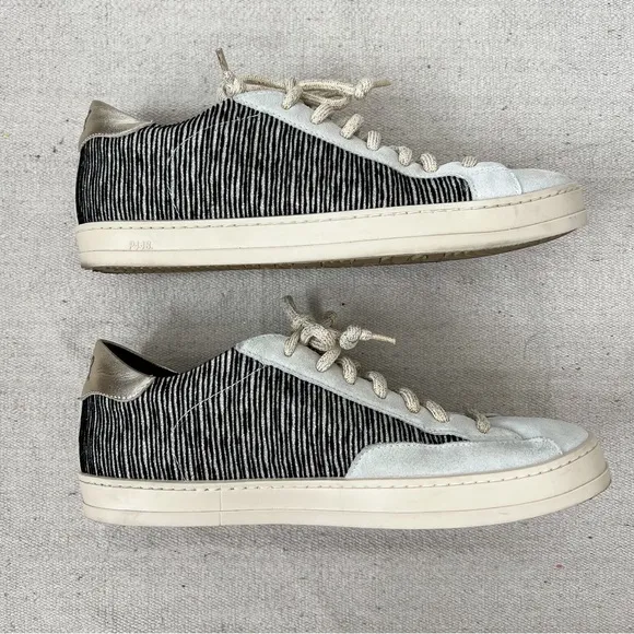P448 John Swing Sneakers Black and Gold 39