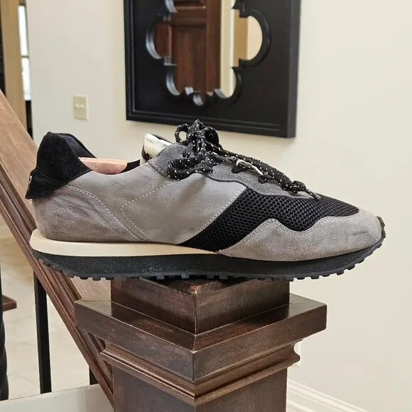 P448 Men's Cancun Runners, Gray/Black, Sz 11.5 - 12 (EU 45)