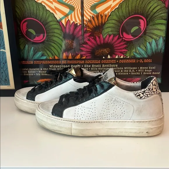 P448 Thea Platform Sneakers-Size 38