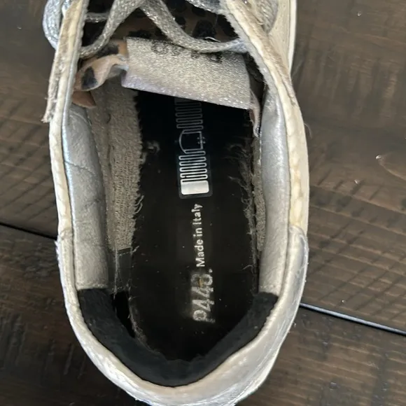 P448 You Can Surf Later Thea Low Top Platform Leather Sneakers Italy 37 US 6.5