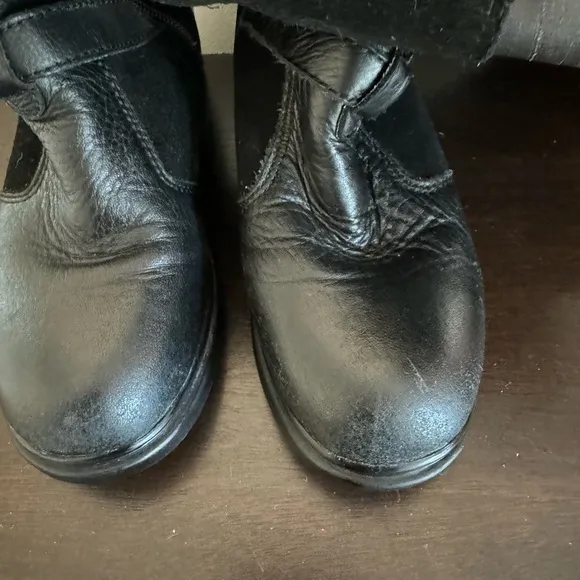 Pajar‎ Shoe Shoes Black Leather Boots Woman Black Size 7.5- 38