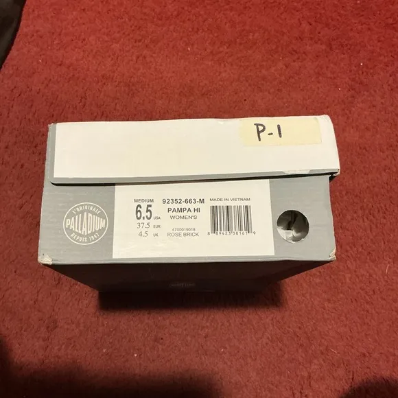 Palladium Pampa Hi rose brick color