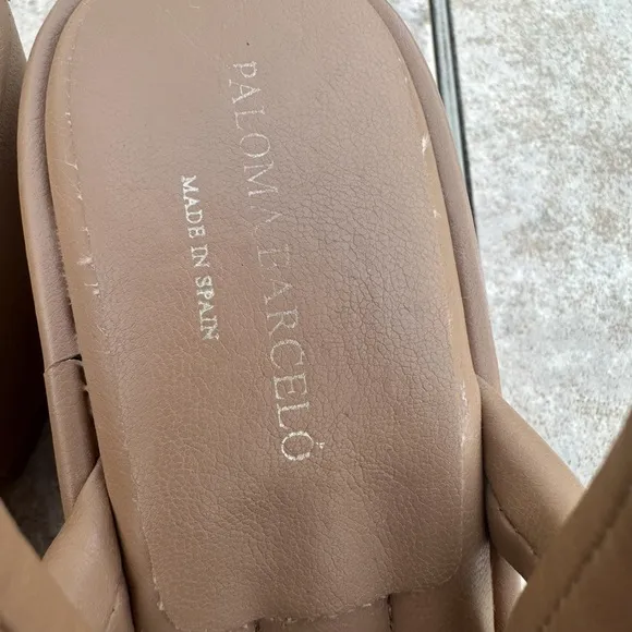 PALOMA BARCELÓMona Wedge Sandals In Nude