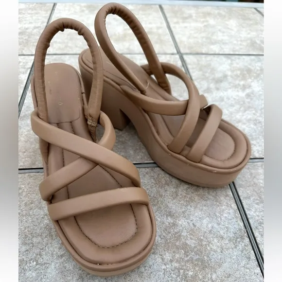 PALOMA BARCELÓMona Wedge Sandals In Nude