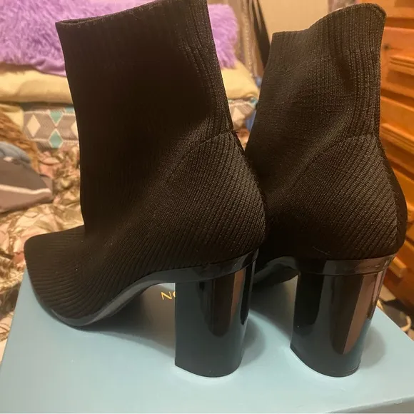 Pashion Footwear convertible heels the bootiein black with four inch block