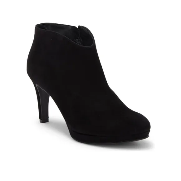 Paul Green Elle Bootie Black Suede‎ Size NWOT. Size: 9 US 6.5 AU