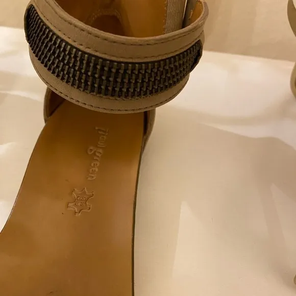 Paul Green Taupe Sandals Size US 9 (UK 5.5)