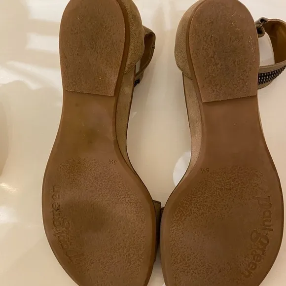 Paul Green Taupe Sandals Size US 9 (UK 5.5)